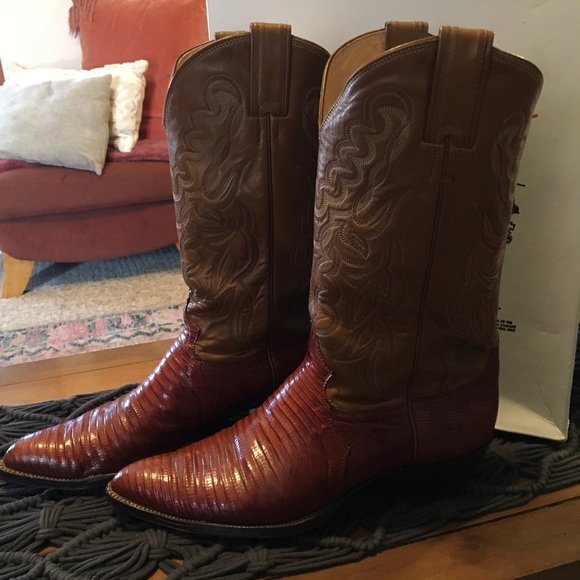 Men’s Vintage Justin Boots. - Picture 2 of 5